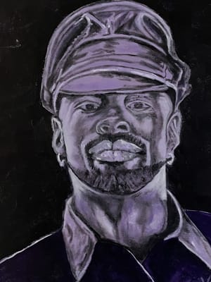 Portrait in Violet