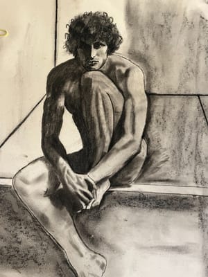 Repose in Charcoal